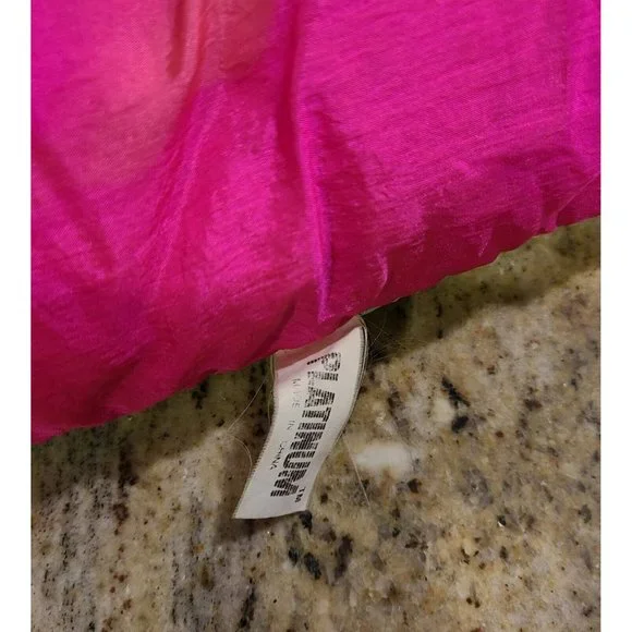 Vintage 1991 Platinum Embrace Parachute Puffy Pink Green Snake Plush Puppet 63" - Picture 7 of 12